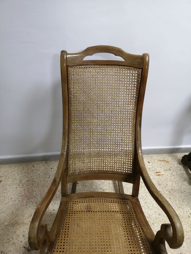 Amaca a dondolo in rete e legno