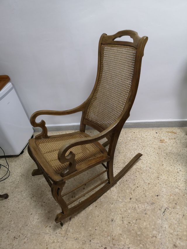 Amaca a dondolo in rete e legno