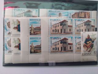 Bloques de 4 nuevos sin charnela