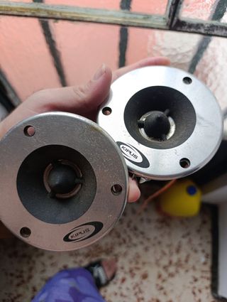 Altavoces y trompetas.