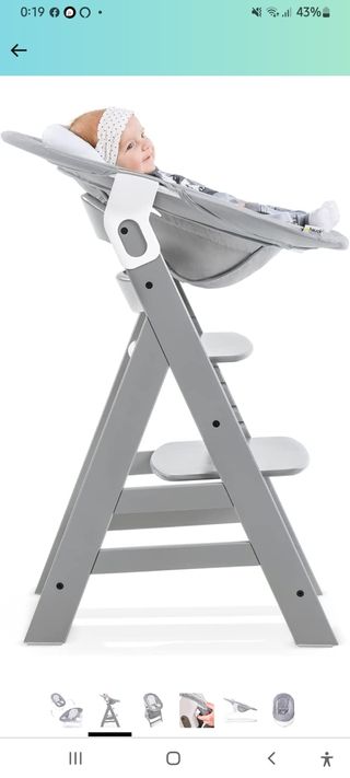 Hauck Alpha 2 en 1 Hamaca Trona.