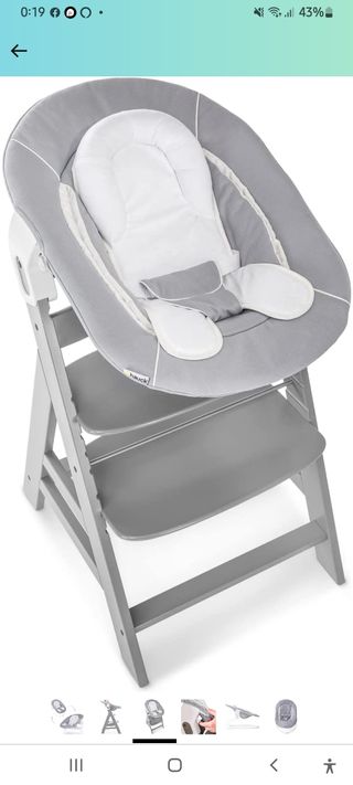 Hauck Alpha 2 en 1 Hamaca Trona.