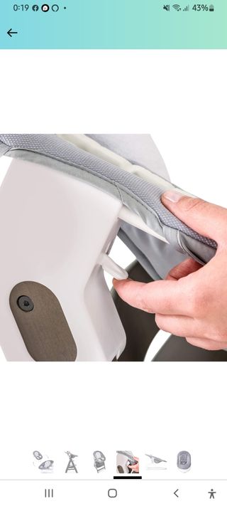 Hauck Alpha 2 en 1 Hamaca Trona.