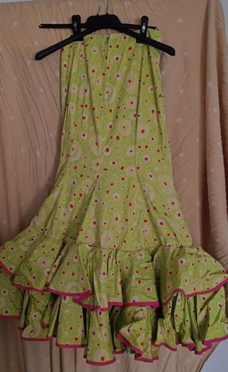 falda de sevillana flamenca gitana rociera campera