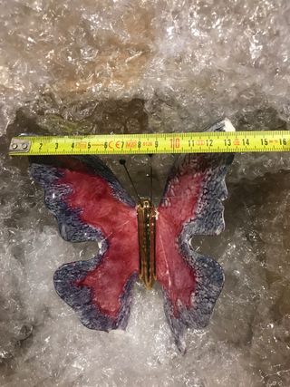 3 mariposas de porcelana