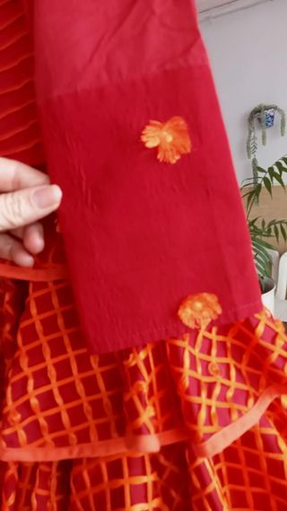 Camisa y falda de flamenca talle alto