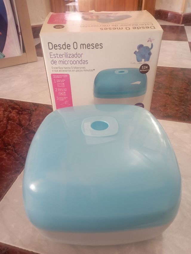 Esterilizador de biberones para microondas