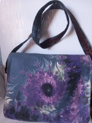 CARTERA DE TELA ESTAMPADA