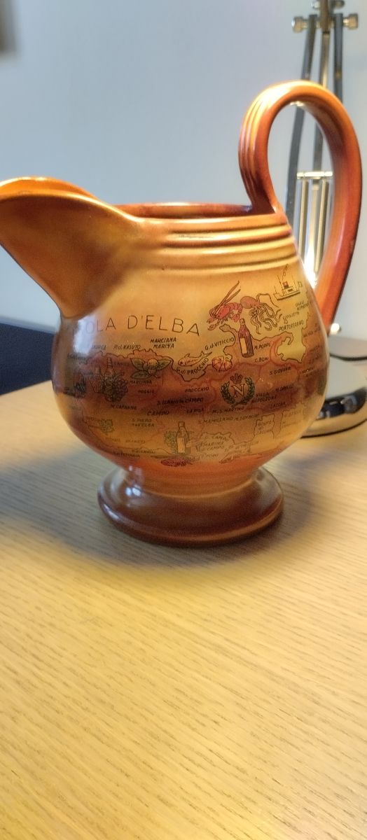 Caraffa terracotta vintage Isola D'Elba