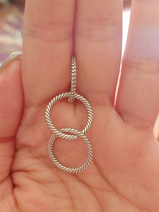 Pendientes tres aros Moments de plata de ley