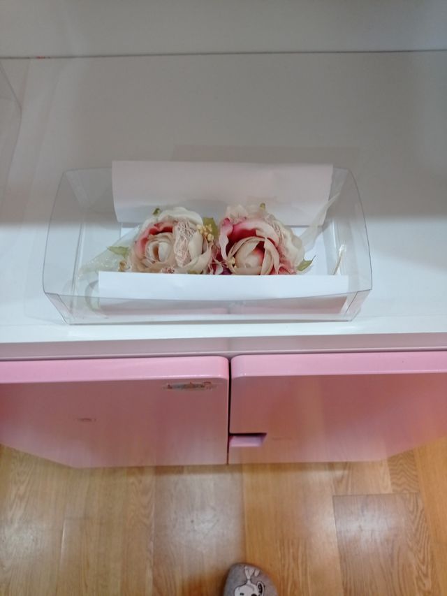 Tocado comunión flores