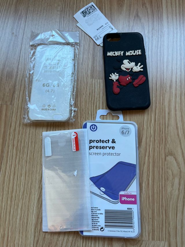 Fundas y protectores pantalla iPhone 6/6S