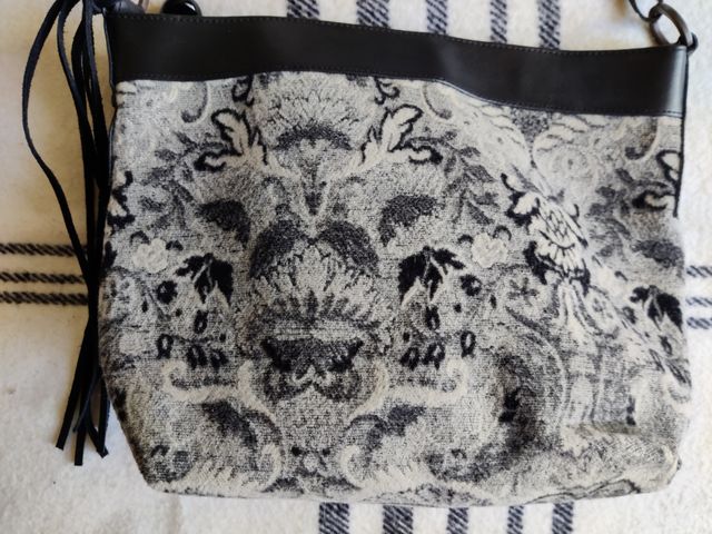 Bolso de tela y polipiel Misako