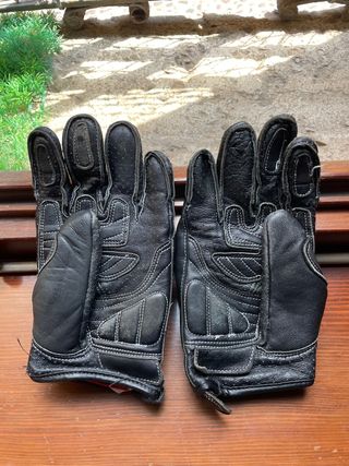 Tuta moto donna con guanti 