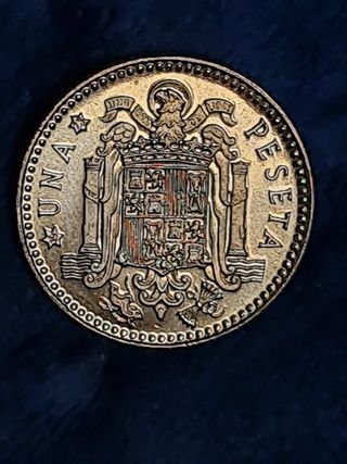 MONEDAS 1, 5, 25, 50 PESETAS DEL AÑO 1975 *79