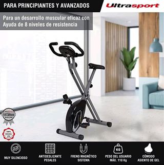 Bicicleta estática plegable ultrasport