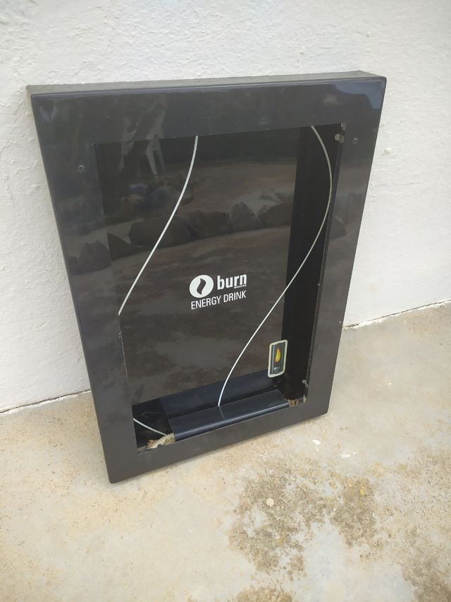 Cartel luminoso de Burn