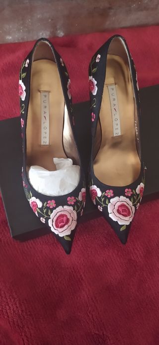 ZAPATOS JOYA DE PURA LÓPEZ - BORDADOS -