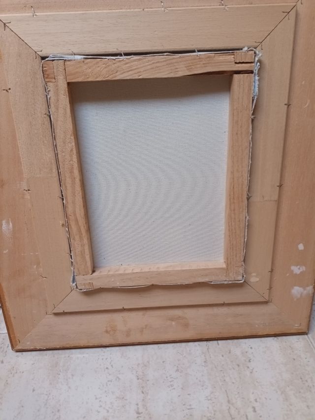 Óleo sobre lienzo paisaje (los dos 30 €)