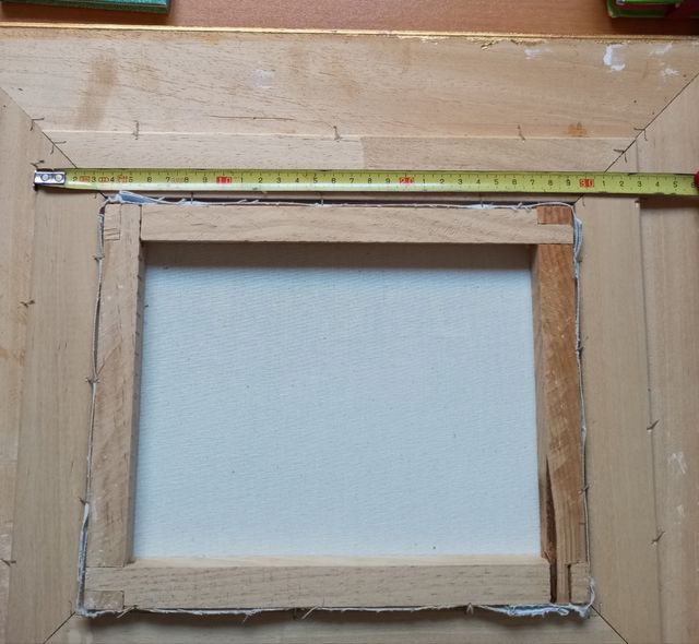 Óleo sobre lienzo paisaje (los dos 30 €)