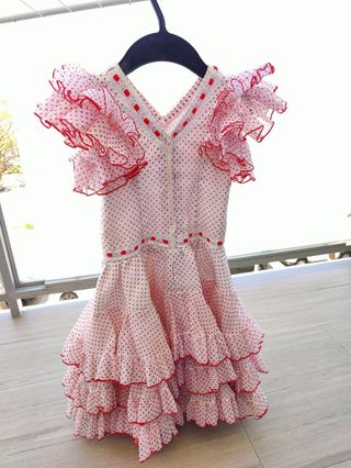 Traje flamenca infantil para niña