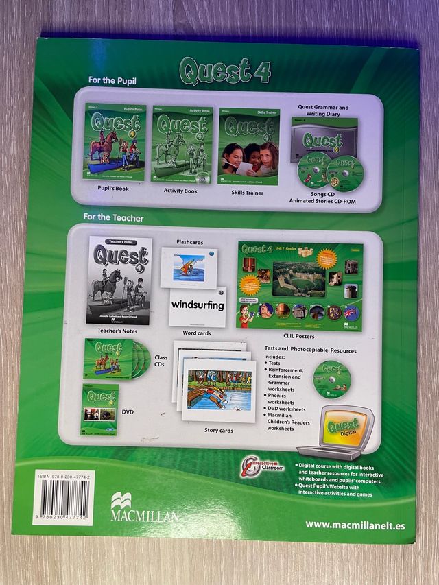 LIBROS DE INGLES 4to DE PRIMARIA