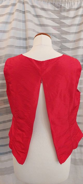 top de fiesta rojo