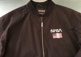 Giacca a vento uomo ,nero ,Pull & Bear, taglia XL