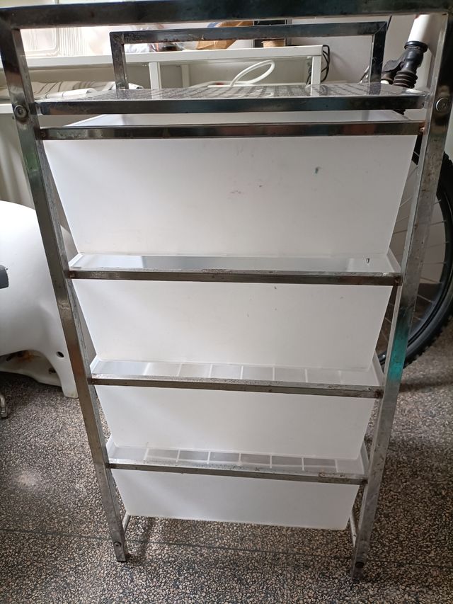 Carro para organizar blanco