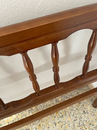 Dos Cabecero de madera cama de 90
