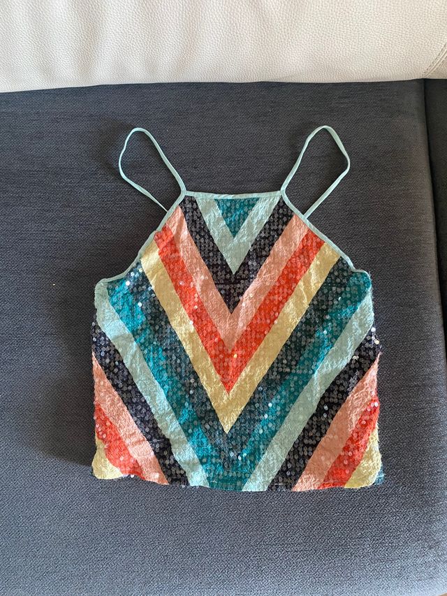 Top colorato Bershka