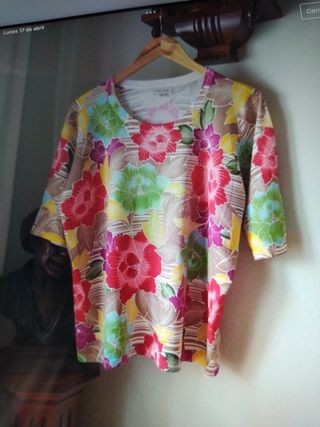 JERSEY/TOP MANGA CORTA DE TALLA Y MODA