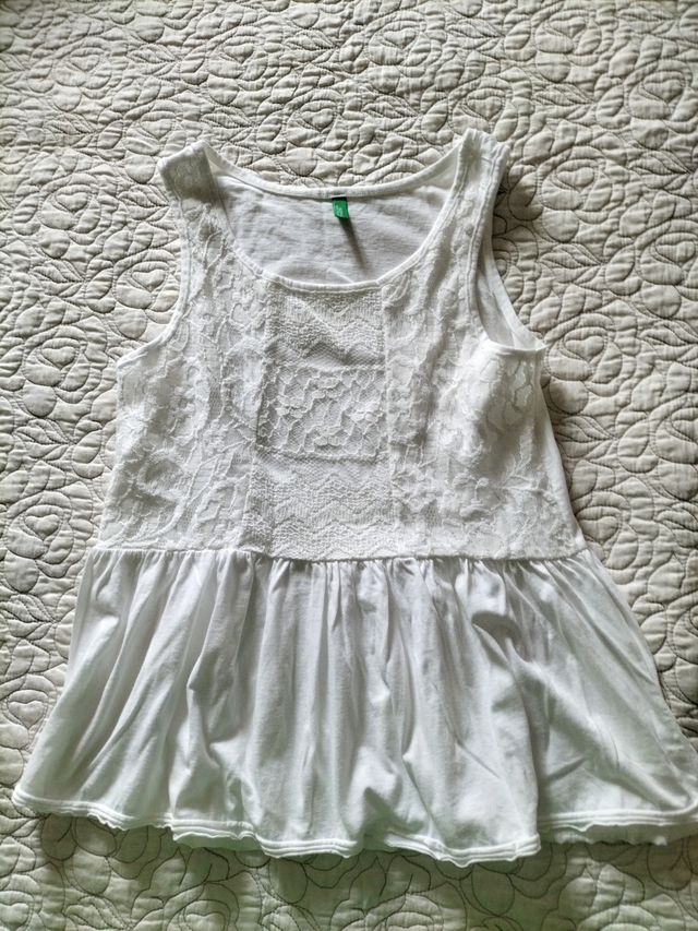 canotta in pizzo Benetton