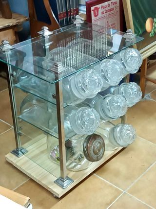 VITRINA VINTAGE DE GOLOSINAS