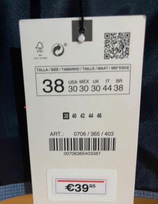 Traje Zara Azul Claro