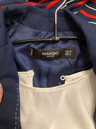 americana mango azul marino