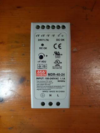 Fuente alimentación 24V Meanwell