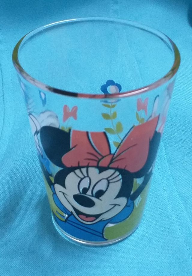 VASO DE CRISTAL DISNEY ANTIGUO