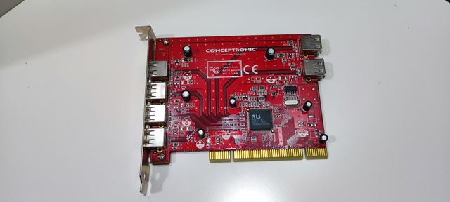 Tarjeta PCI de 6 puertos USB