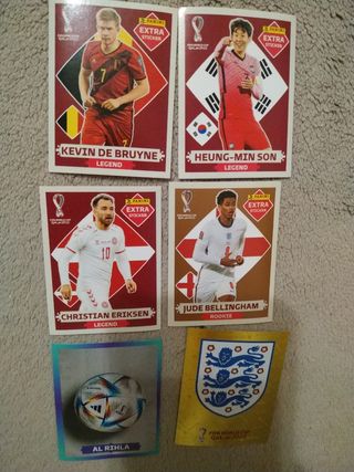 Cromos extras mundial Qatar