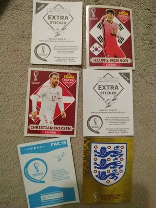 Cromos extras mundial Qatar