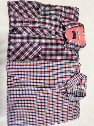 2 camisas hombre zara talla 40
