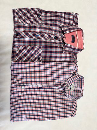 2 camisas hombre zara talla 40