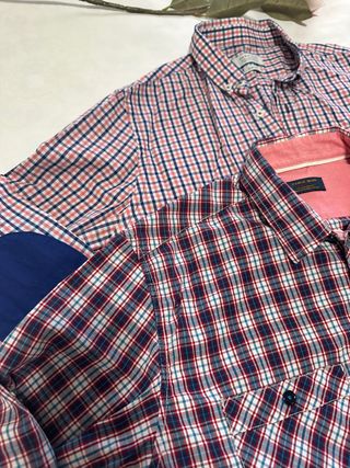 2 camisas hombre zara talla 40