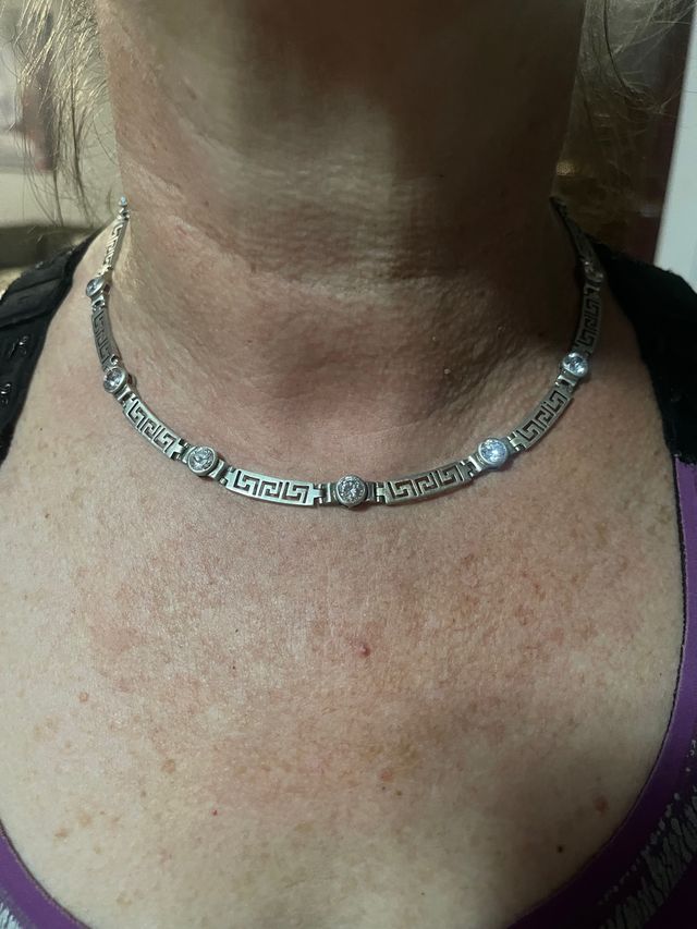 Collar de plata de ley 925