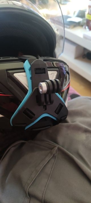 soporte cámara casco