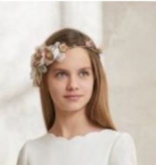 corona comunión niña