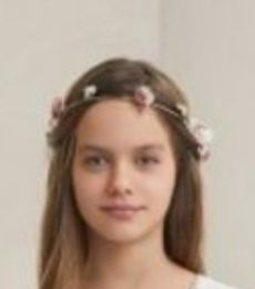 corona comunión niña