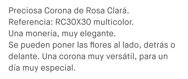 corona comunión niña