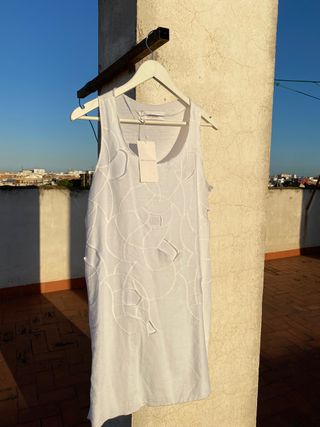vestido Zara blanco